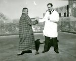 Charley Miller Sparring with a Doctor
