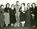 Charley Miller and Jack Dempsey with Several Women