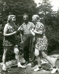 Charley Miller and Two Women Boxing