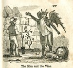 Temperance Illustration of Man and the Vine