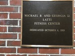 Latti Fitness Center_Dedication Plaque
