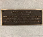 Barrows Hall_Building Dedication