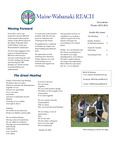 Maine-Wabanaki REACH Newsletter, Winter 2015-2016 by Wabanaki REACH