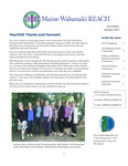 Wabanaki REACH Newsletter, Summer 2015 by Wabanaki REACH