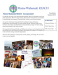 Maine-Wabanaki REACH Newsletter, Summer 2018