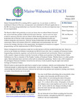 Maine-Wabanaki REACH Newsletter, Winter 2019 by Wabanaki REACH and Penthea Burns